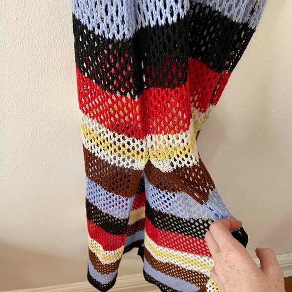 Striped crochet maxi dress - Picture 2 of 4